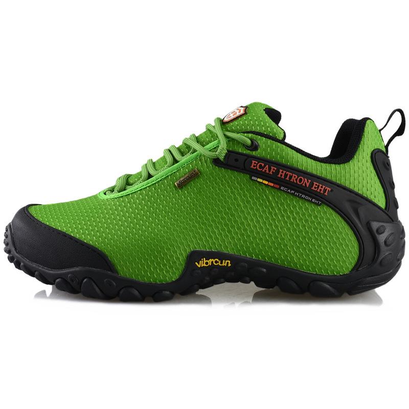 Mens Outdoor Mountain Climbing Shoes Mesh Non-Slip Breathable Trekking Hiking Shoes Waterproof Camping Soft Sneakers 39-46