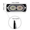 24 LED Światło Ostrzegawcze Stroboskopowe Tani Stroboskop Grill Migająca Listwa Świetlna Ciężarówka Samochód Lampa Beacon Bursztynowe Światło Drogowe 12V 24V Światło Samochodowe