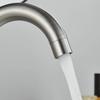 304 Stainless Steel Bathroom Basin Faucet Hot and Cold Wash Mixer Faucet 360 Rotating Sink Faucet Bathroom Single Handle Faucet