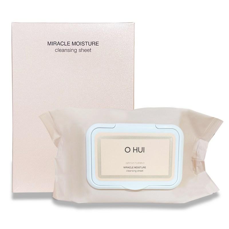 OHUI Miracle Moisture Cleansing Sheet 100-Sheet Special, 100 Sheets Pack, 100 sheets, 1 pcs