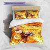 Set Copripiumino Trapuntato con Fantasia Cartone Animato Federa Decorazione per la Casa Regalo di Compleanno (1 * copripiumino + 2 * federa, senza nucleo)