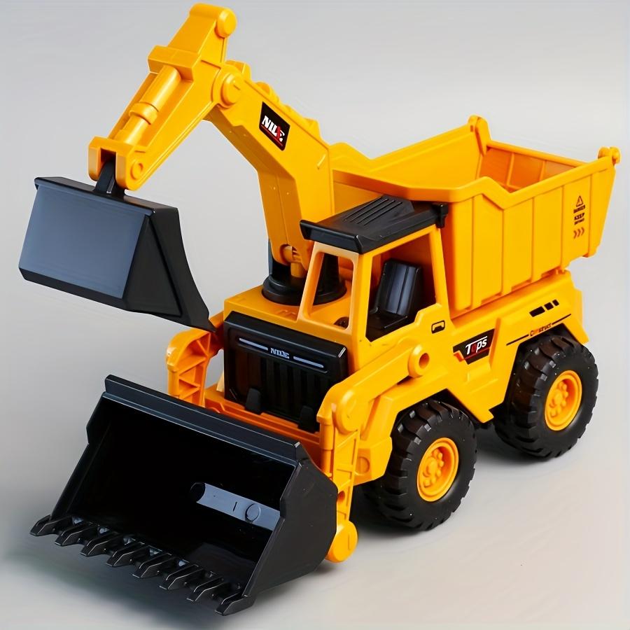

Высококачественный инерционный экскаватор, самораскладывающийся набор грузовика-погрузчика для детей 3-6 лет, пластиковые строительные игрушки, идеально подходит для Хэллоуина, Рождества жёлтый
