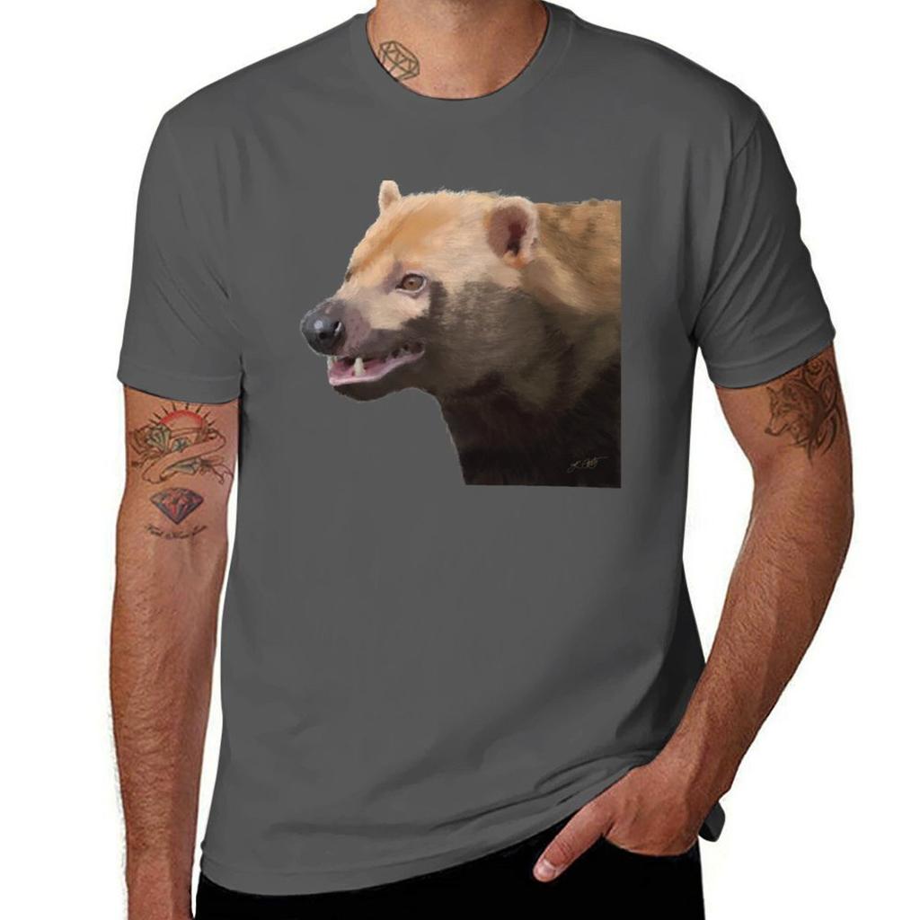 Bush Dog Portrait Tshirt Sports Casual Breathable Tee Shirt