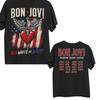 Νέο T-Shirt με Γραφικό Bon Jovi Forever 2026 Tour New Jersey, Unisex Καλοκαιρινό Casual Δημοφιλές T-Shirt Στυλ Y2K
