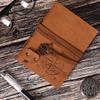 Leather Diary Writing Notebook Unique Handmade Embossed Travel Diary and Formate with Key Rope