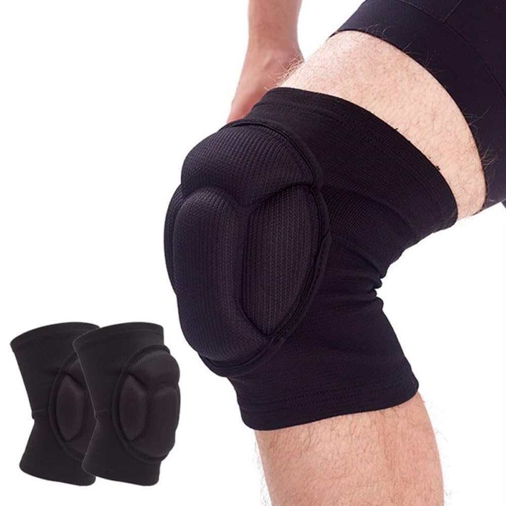 Adjustable Knee Support for and Features a Premium and Large Lightweight, Abrasion-resistant, Pads, Shock-absorbing Work, Cleaning, More. 3D,