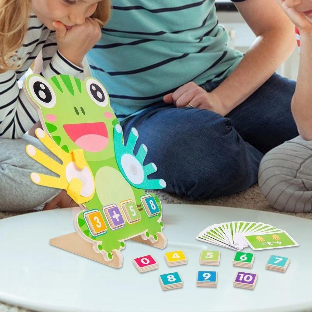 Montessori Frog Finger Operation Kids Toy Children Counting Toys  Kindergarten Kids