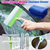 Microfiber Cloth Glass Cleaning Set with Squeegee for Quick Cleaning of Car Windows Window Glass And Tiles