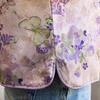 Pasto 2025 Autumn New Chinese Style Floral Print Disc Button Vest