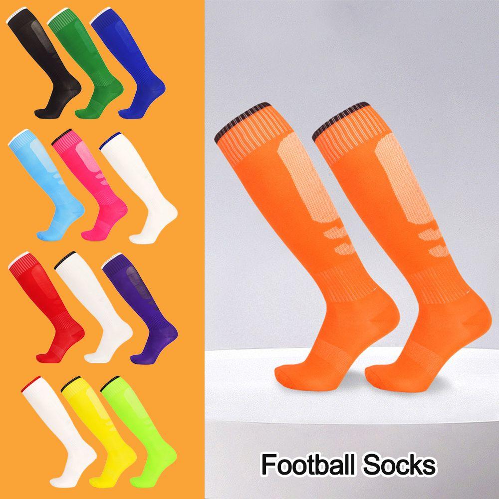 

Мужские и женские дышащие длинные тонкие спортивные носки, нескользящие носки, футбольные носки