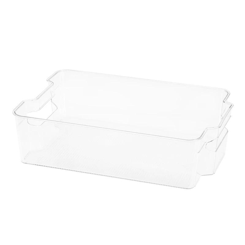 

Organizador de cocina para nevera, caja de almacenamiento para alimentos, frutas y huevos, transparente