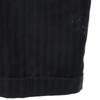 VISARUNO Wool Striped Pattern Suit Setup 4-M Black Men's Used