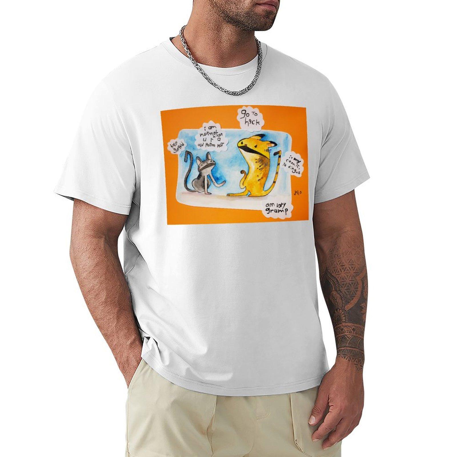 Hello Gorefeld Tshirt Plus Size Lightweight Tee Shirt S