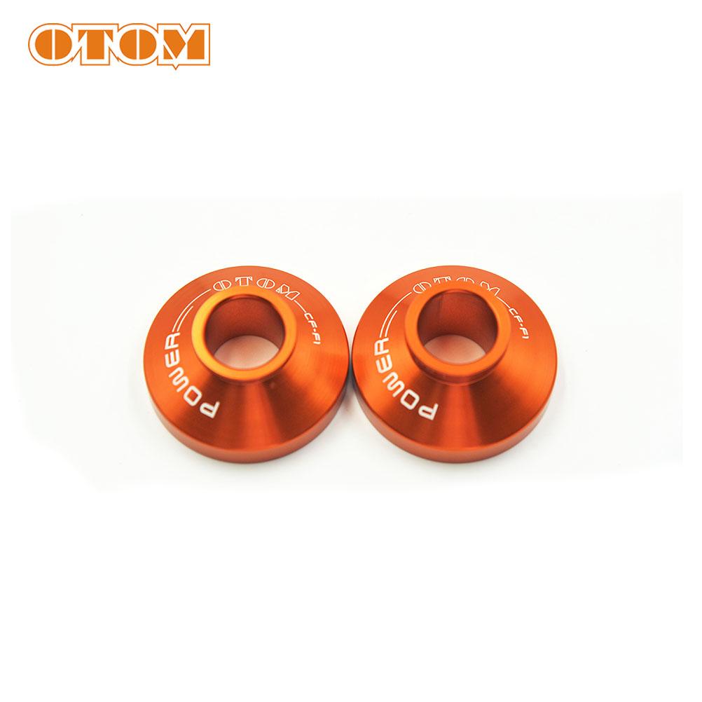 OTOM Front Wheel Axle Bushing Spacers Hub Gasket Protection Cap Guard Cover Lock Rim Screw Bolts For HONDA CR125 CR250 CRF450RX