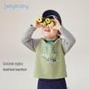 JELLYBABY Boys' 7A Antibacterial Long-Sleeve Dinosaur Print T-Shirt