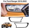 Rear Lamp Hoods Head Light Cover Tail Lights Cover For Ford Ranger 2012-2025 Wildtrak XLT XL For Ford Ranger Raptor Lamp Cover