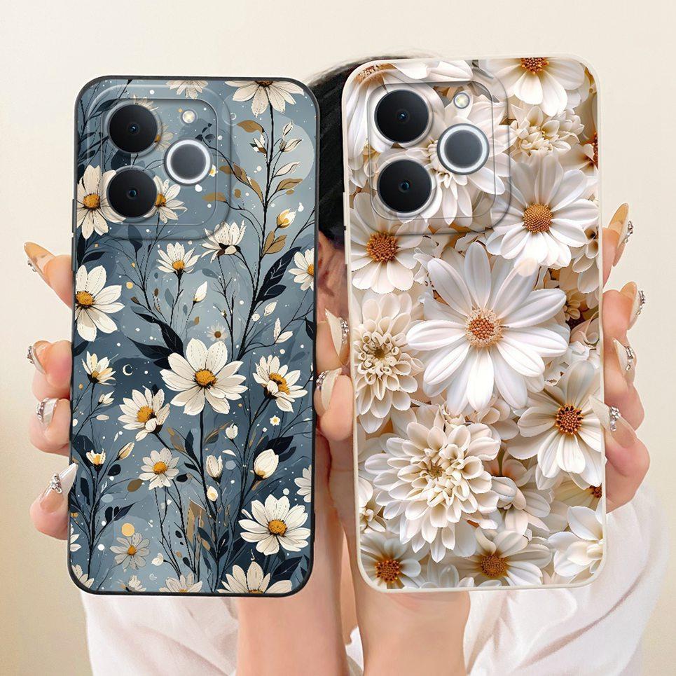 Custodia per Telefono Design alla Moda Per Realme Note 70 70T C71 India RMX5313 Narzo 80 Lite 4G Cover Morbida in Silicone Fiore Farfalla