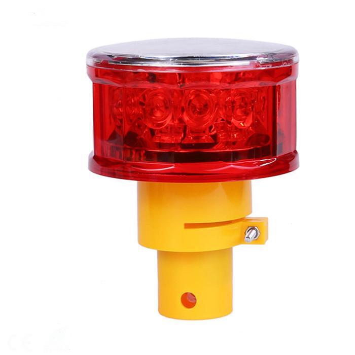 Strobe Beacon Flashing Solar Warning Light Barricade LED Tower Aviation Obstruction Aircraft Solar Traffic for Road