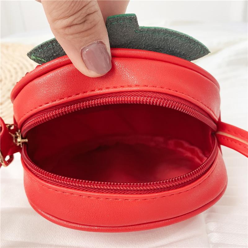 Kids Mini Purse Cute Fruit Strawberry/Pineapple Crossbody Bags For Girls Coin Pouch Child Baby Messenger Bag