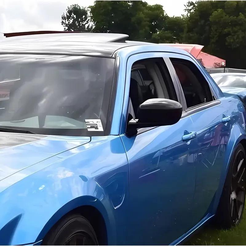 For Chrysler 300/300C Dodge Magnum Charger 2005-2010 Car Rearview Side Mirror Cover Wing Cap Door Housing Shell Trim Gloss Black