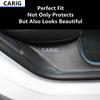 For TESLA MODEL Y Rear Built-in Leather Threshold Strip,Anti-scratch Wear-resistant Anti-stomping Dirty Modification Parts