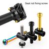 Šroub sedlovky z titanové slitiny 5x30/40mm Univerzální šrouby sedlovky Cyklistické šrouby Objímka sedlovky jízdního kola Trubkový šroub Matice Podložka