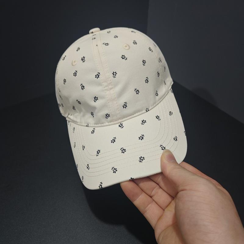 Floral Casual Versatile Baseball Cap Women's Four-season Outdoor Sports Cap Sunshade Sunscreen Hat Trend