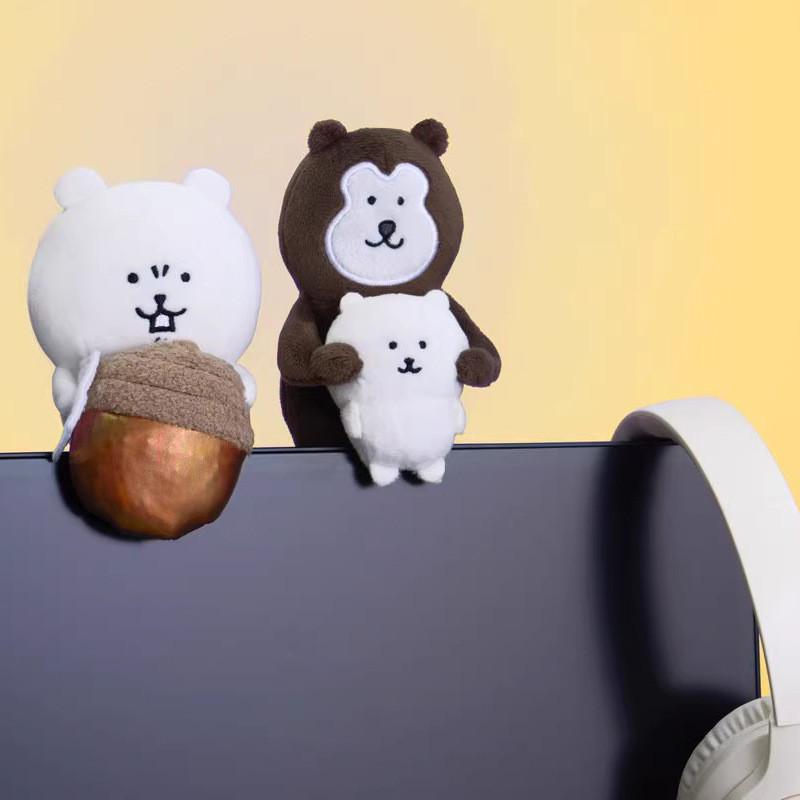 Bear Plush Joke Toy Anime Peripheral Backpack Pendant Keychain Gift Holiday