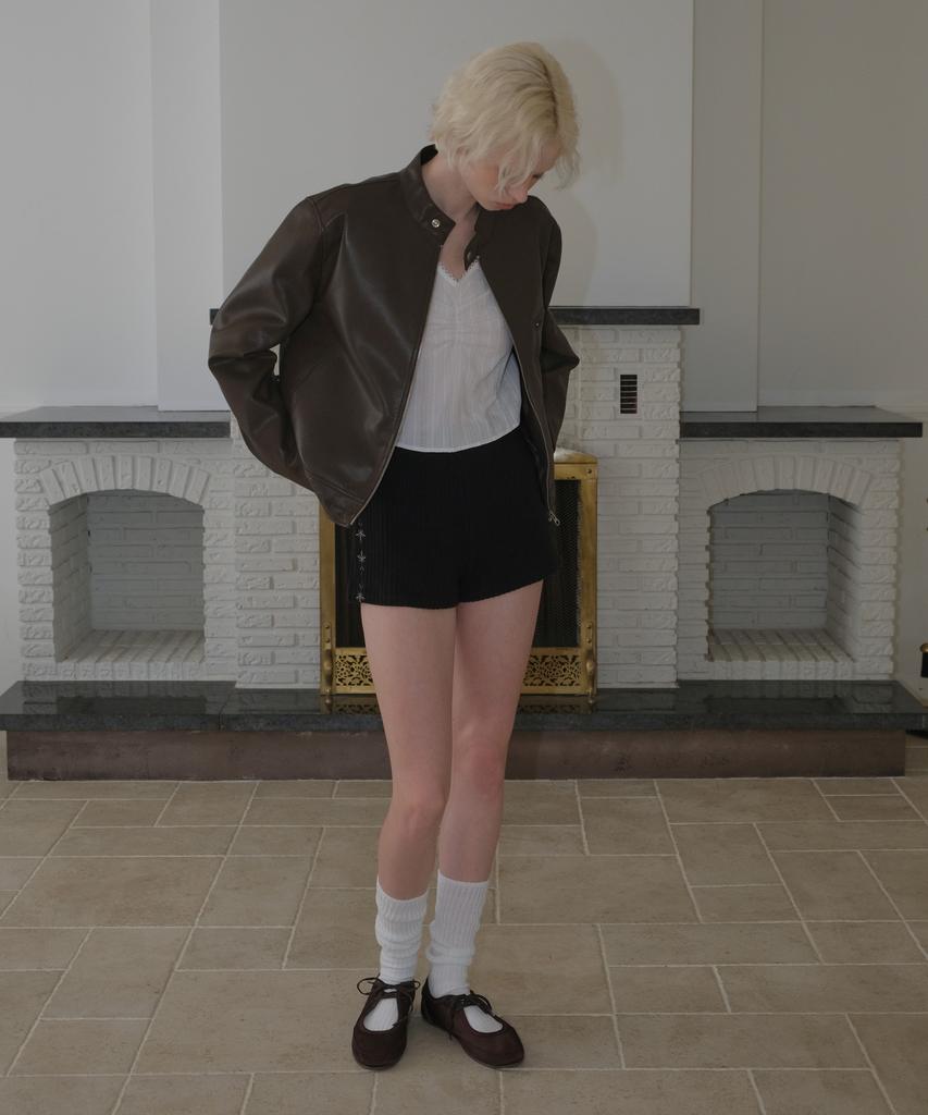 Kyuliti C Ribbed Shorts_Black