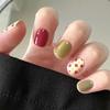 Artificial Nails Small Floral Nail Art Summer Fresh Short Fake Nails