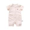 Labi Baby Summer Short-Sleeve Cotton Romper