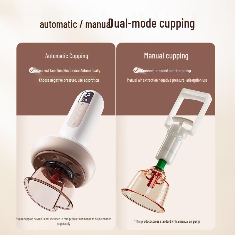 Electric Red Bian Stone Guasha and Cupping Massager