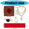 Pirate Roleplay Kit Headscarf Belt Jewelry Accessories Cosplay Costume Halloween Party Theme