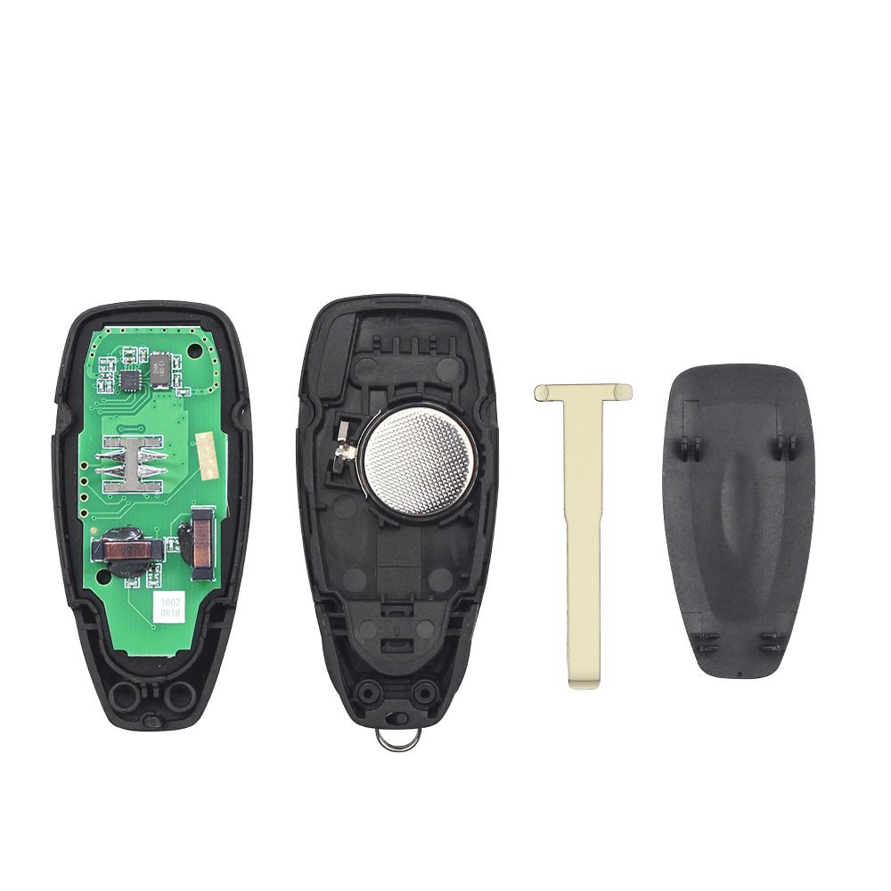 KEYYOU Smart Car Remote Key Fob 2 Buttons 4D63 DST+80 (40bit) Chip 433Mhz FSK For Ford Ecosport 2013 - 2016 Intelligent Keyless