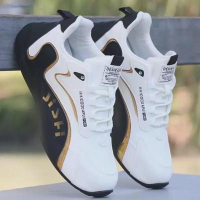 Men's Waterproof Leather Sports Shoes - Trendy Casual Footwear for Autumn and Winter