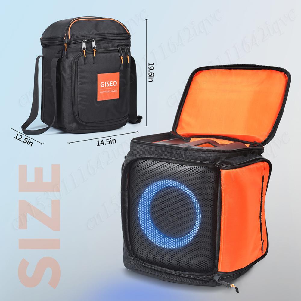 Waterproof Speaker Bags for JBL PartyBox Encore Essential Speaker Storage Bag Large Capacity Speaker Shoulder Bags Carrying Case