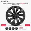 4PCS 20inch Asymmetrical Wheel Cap for Model Y Juniper 2025-2026 Turbine Car Cap Automobile Wheel Cap Design for Hubcaps
