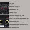 Stereo 6 Channel Mixer Sound Mixer 6 Stereo Distributor Volumes Control Mixing for Electric Guitar Keyboards Drum