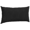 Sofa Cushions 2 Pieces Black 80 X 40 Cm Cord Fabric