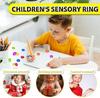 Supecesorio 12-Piece Sensory Fidget Toys Set, Anti-Stress Rings for Kids & Adults, ADHD Focus & Relaxation Therapy Toys
