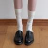 Stripe Eyelet Long Socks_3COL (L251MSC010)