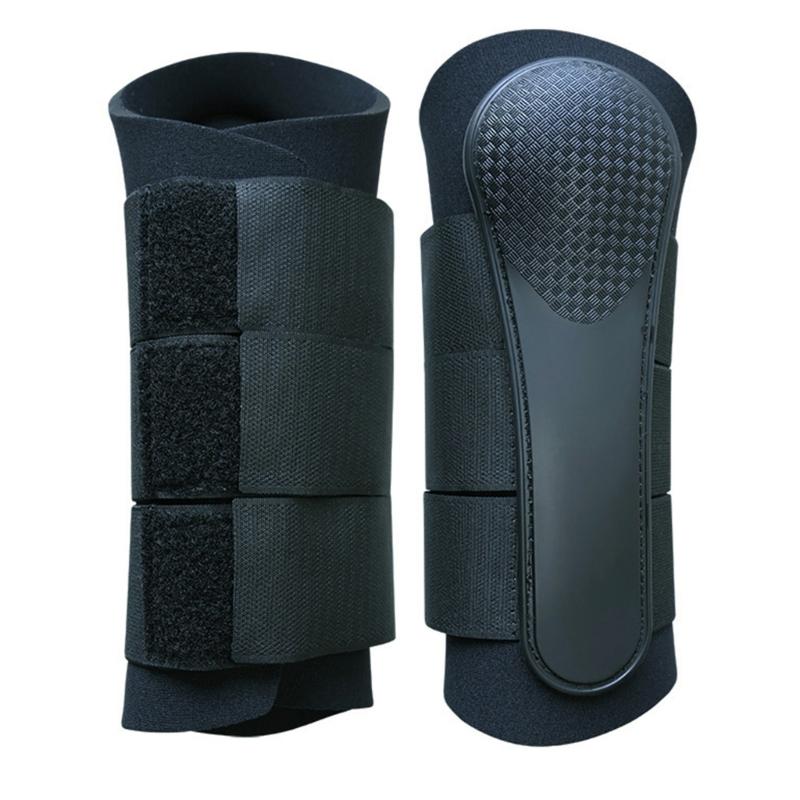 Ergonomic Curved Horse Leg Wrap Protectors Horse Leg Guards Featuring High Strength Armors Soft Lining 4 Size Option