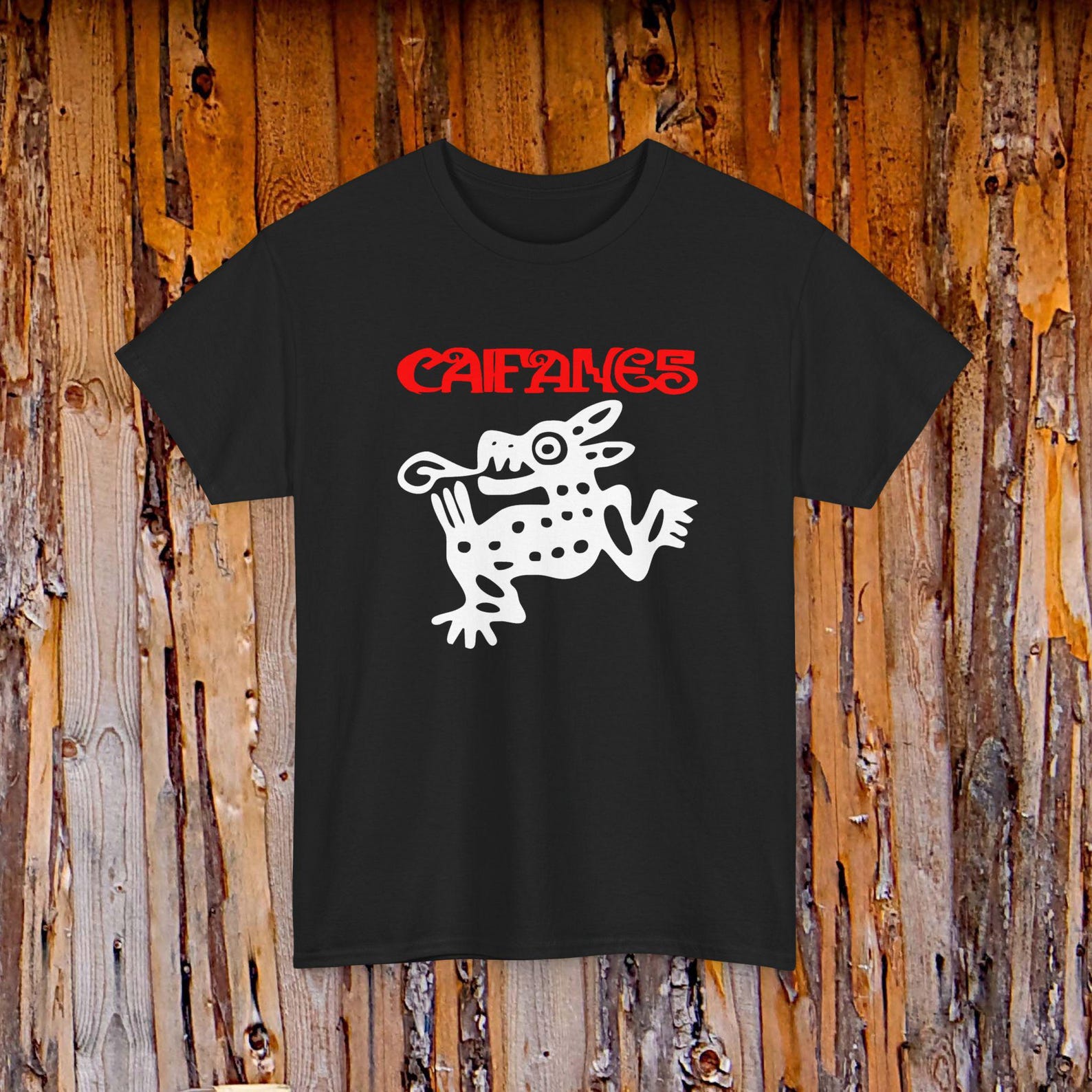 Caifanes Jaguares Rock Mexicano Band Logo Tee | Music Shirt M