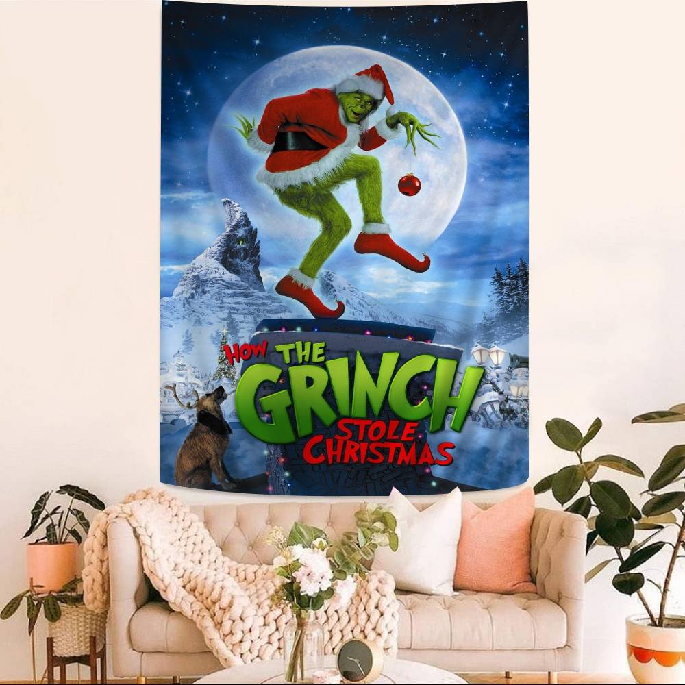 Film The G-Grinch C-Christmas Diy Wall Tapestry For Living Room Home Dorm Decor Wall Art Decor