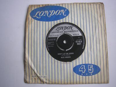 7inch Record NICK WOODS - The Ballad Of Billy Budd 45HLU9621 London Records, 1962 UK Pop Used