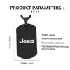 For Jeep Minimalist Titanium Steel Pendant Stainless Steel Non Fade Necklace Cherokee Wrangler JK Gladiator Compass Renegade AKP1