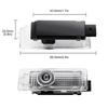 2Pcs New LED Light RTJFYJD45 Car Door Projector Car Welcome Light For Mini Cooper One S JCW R55 R56 R50 R53 R60 F55 F56 Countryman