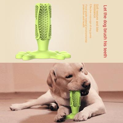 Kleines Hundespielzeug, bissfest, Zähneknirschen, Kaugummispielzeug, Hundezahnbürste, Zubehör für Welpen, Hundezähne, Mundreinigungsspielzeug