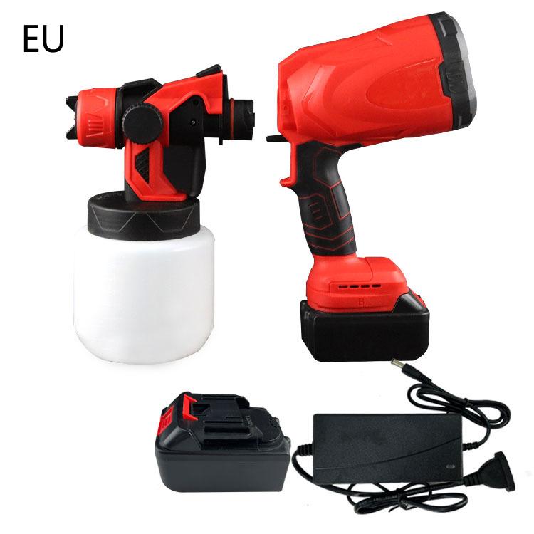 Electric Spray Gun, High-pressure Automatic Paint Gun Portable, Real Stone Paint Latex Paint Hand-held Paint Watering Spray Gun