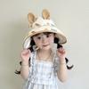 Cartoon Print Cute UV Sun Hat Polyester Sun Protector Hats Children's Sun Hat  Beach Activities